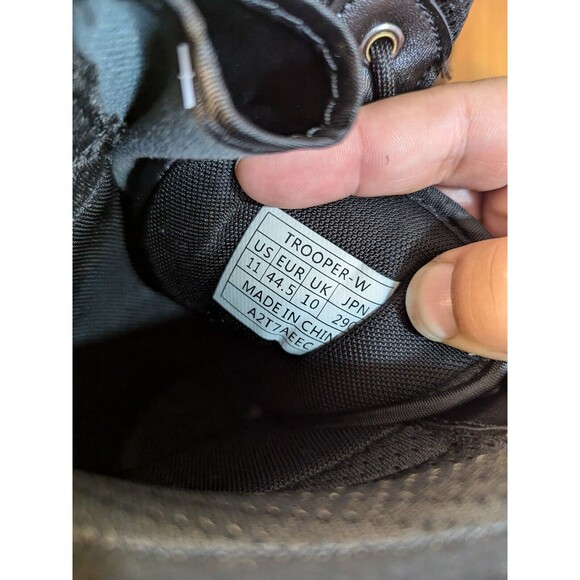 Nortiv 8 Mens Military Tactical Work Boots Side Zip Combat Black Sz 11W [COM7] - Picture 6 of 7